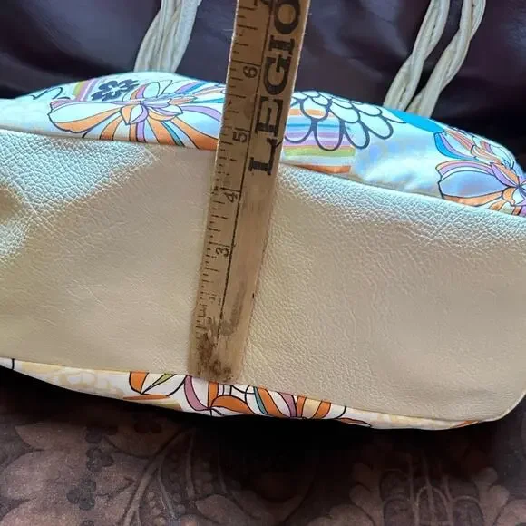 Rosetti Vegan Purse twist handle shoulder bag floral flower - Picture 5 of 16